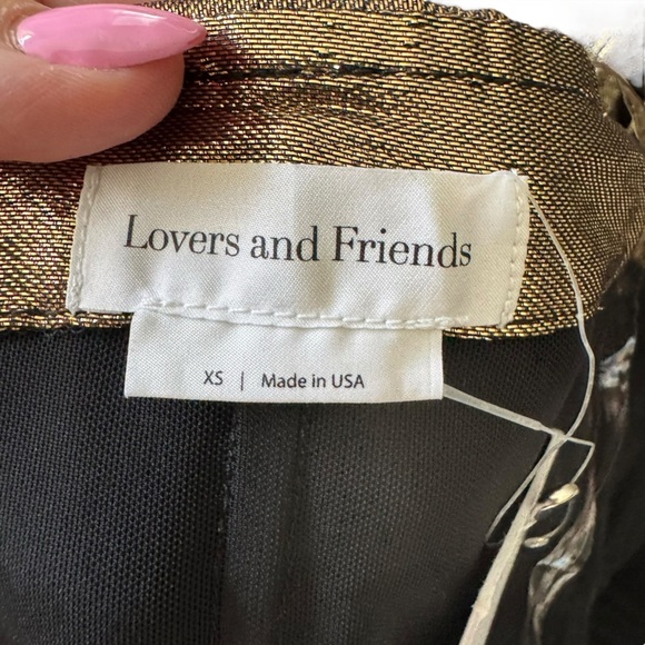 LOVERS AND FRIENDS - NWT Seraphina Gown in Gold Sz XS - Picture 8 of 9